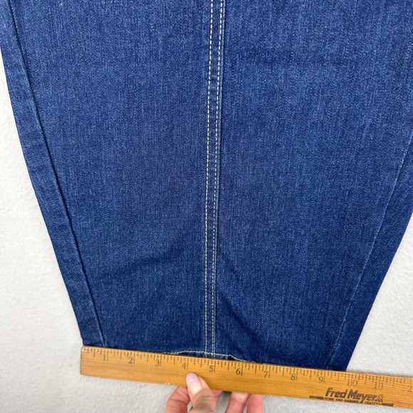 Vigoss Barell Leg Jeans Womens 5/27 Dark Wash Denim Belted Boho Retro - Picture 9 of 10
